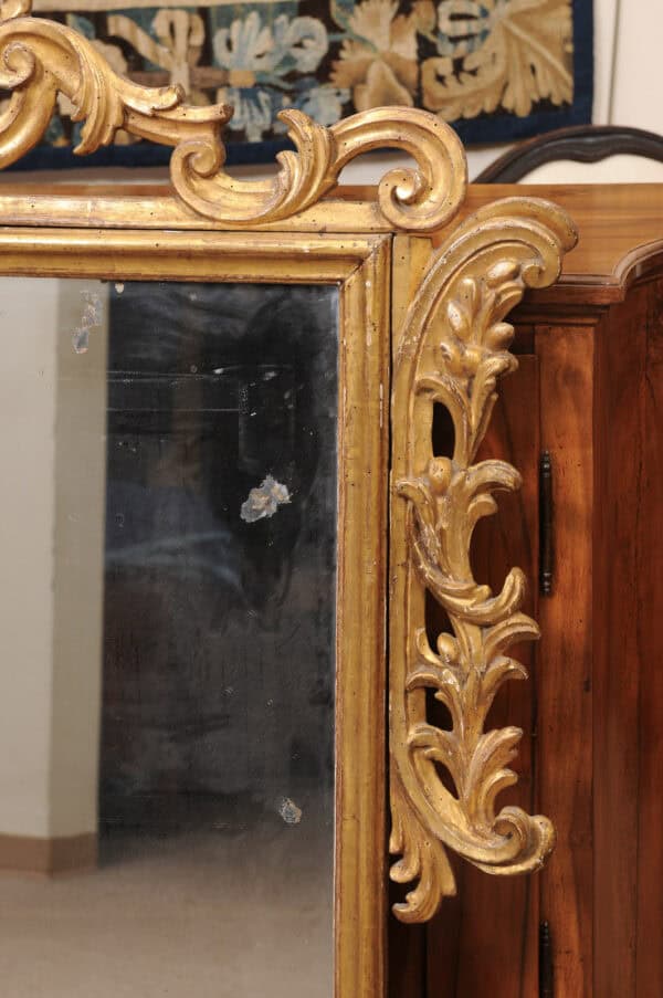 Large Italian Neoclassical Giltwood Mirror, Late 18th Century - Image 9