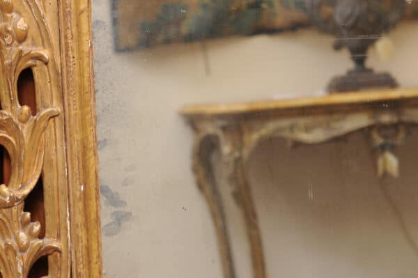 Large Italian Neoclassical Giltwood Mirror, Late 18th Century - Image 12