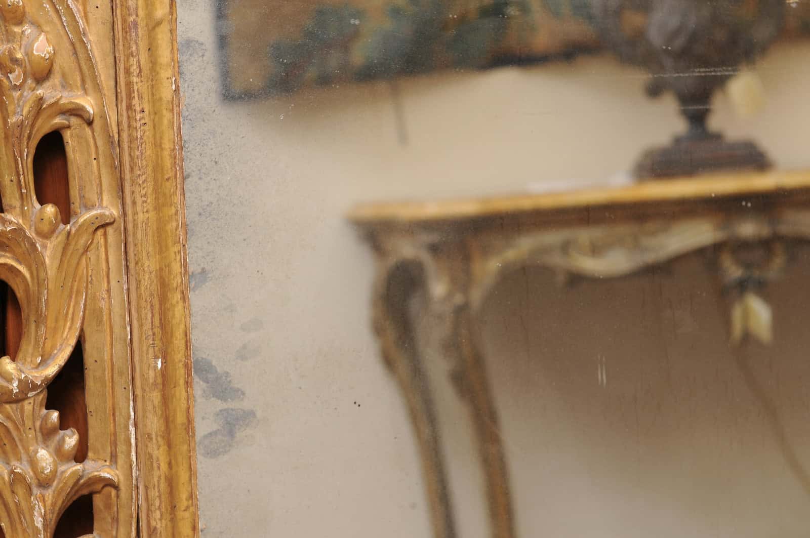 Large Italian Neoclassical Giltwood Mirror, Late 18th Century - Image 12