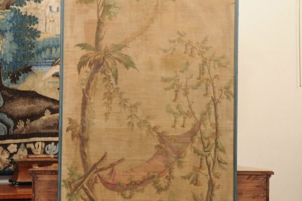 Large Framed Oil on Canvas Chinoiserie Scene Painting, 19th Century France - Image 6