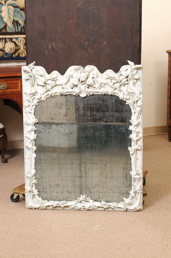 18th Century Louis XV Painted Mirror France ca. 1750 - Image 3