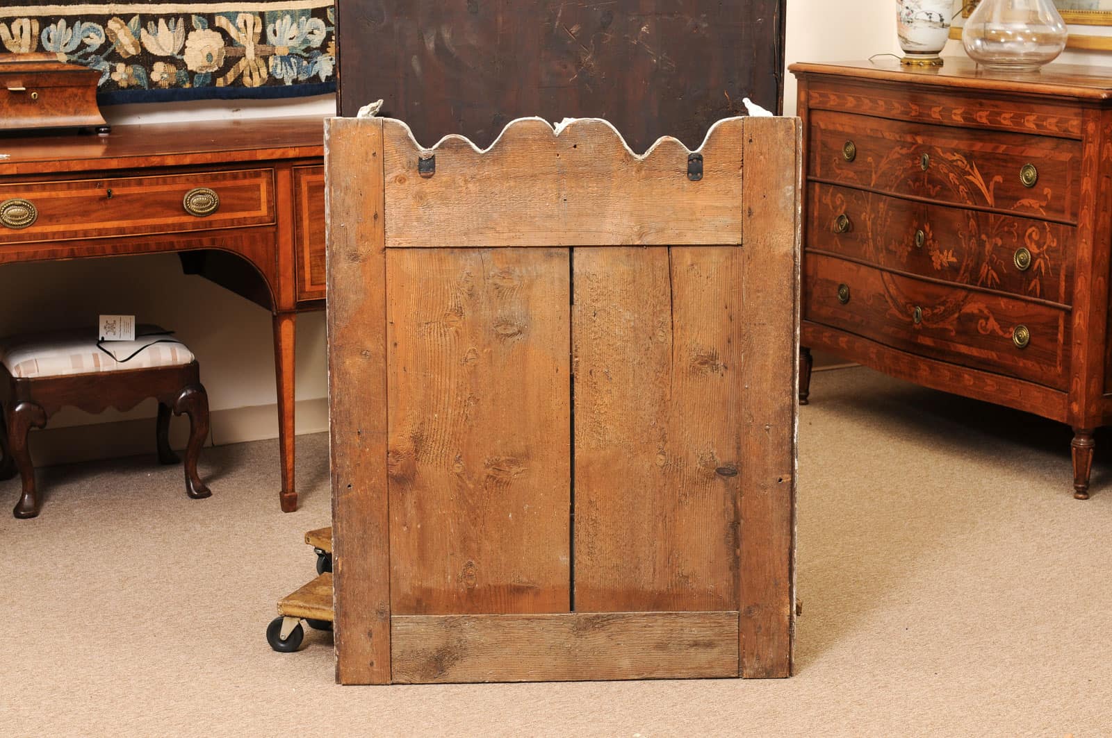 18th Century Louis XV Painted Mirror France ca. 1750 - Image 11
