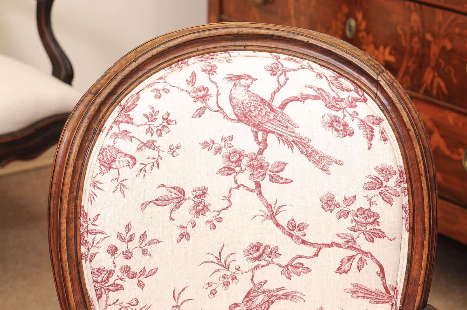 Pair of 18th Century French Louis XVI Walnut Bergeres ca. 1780 - Image 14