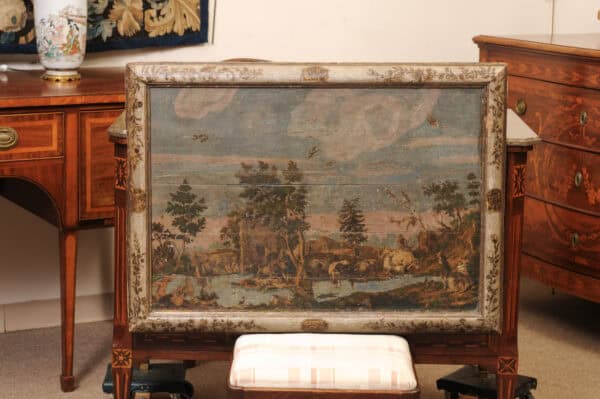 Framed Arte Povera Landscape, 18th Century, France - Image 3