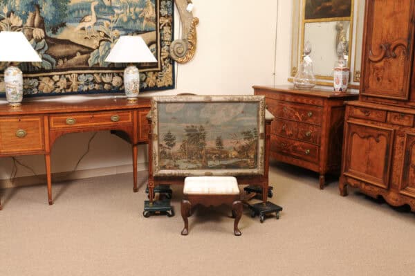Framed Arte Povera Landscape, 18th Century, France - Image 4