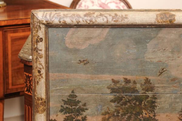 Framed Arte Povera Landscape, 18th Century, France - Image 5