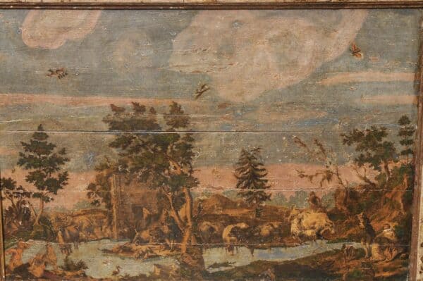 Framed Arte Povera Landscape, 18th Century, France - Image 7