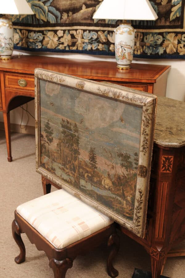 Framed Arte Povera Landscape, 18th Century, France - Image 10