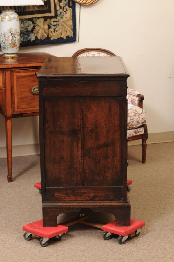 18th Century English Jacobean Style Oak and Walnut Chest - Image 7