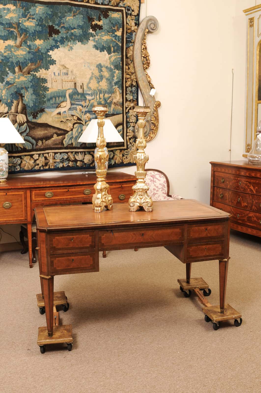 French large Giltwood Alter Sticks, 19th Century - Image 4