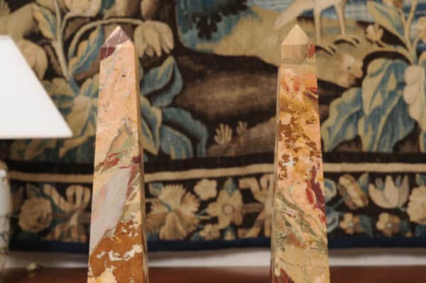 Pair of Large Marble Obelisks, France 20th C. - Image 11