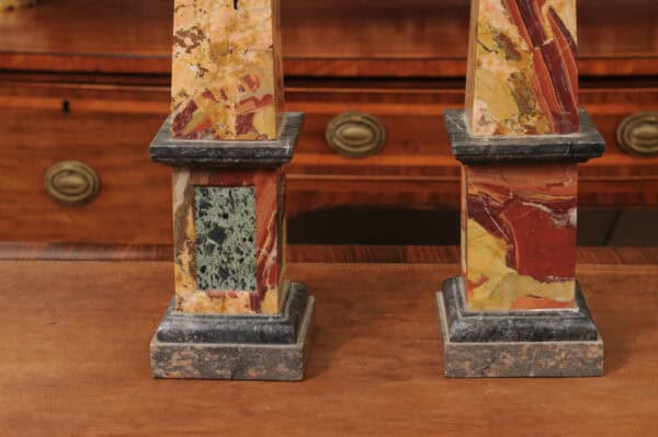 Pair of Large Marble Obelisks, France 20th C. - Image 13