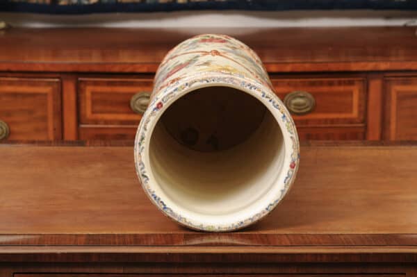 French Ceramic Umbrella Stand Early 20th Century - Image 11