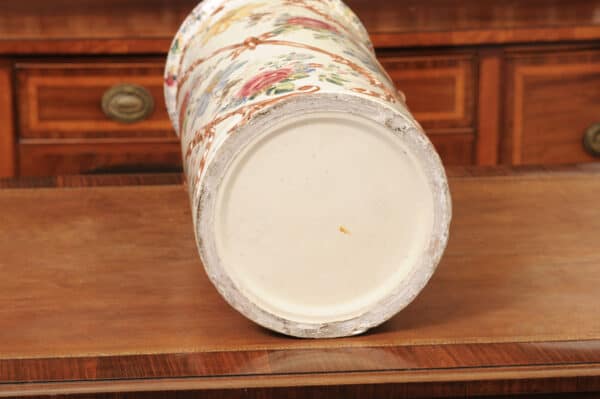 French Ceramic Umbrella Stand Early 20th Century - Image 12