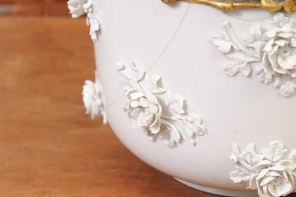 18th Century French St. Cloud Covered Soup Tureen with Applied Leaves & Flower Clusters (Repaired) - Image 14
