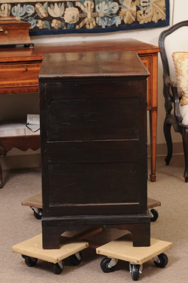 18th Century Jacobean Style Oak Chest with Bobbin Moulding, 4 Drawers and Bracket Feet - Image 8